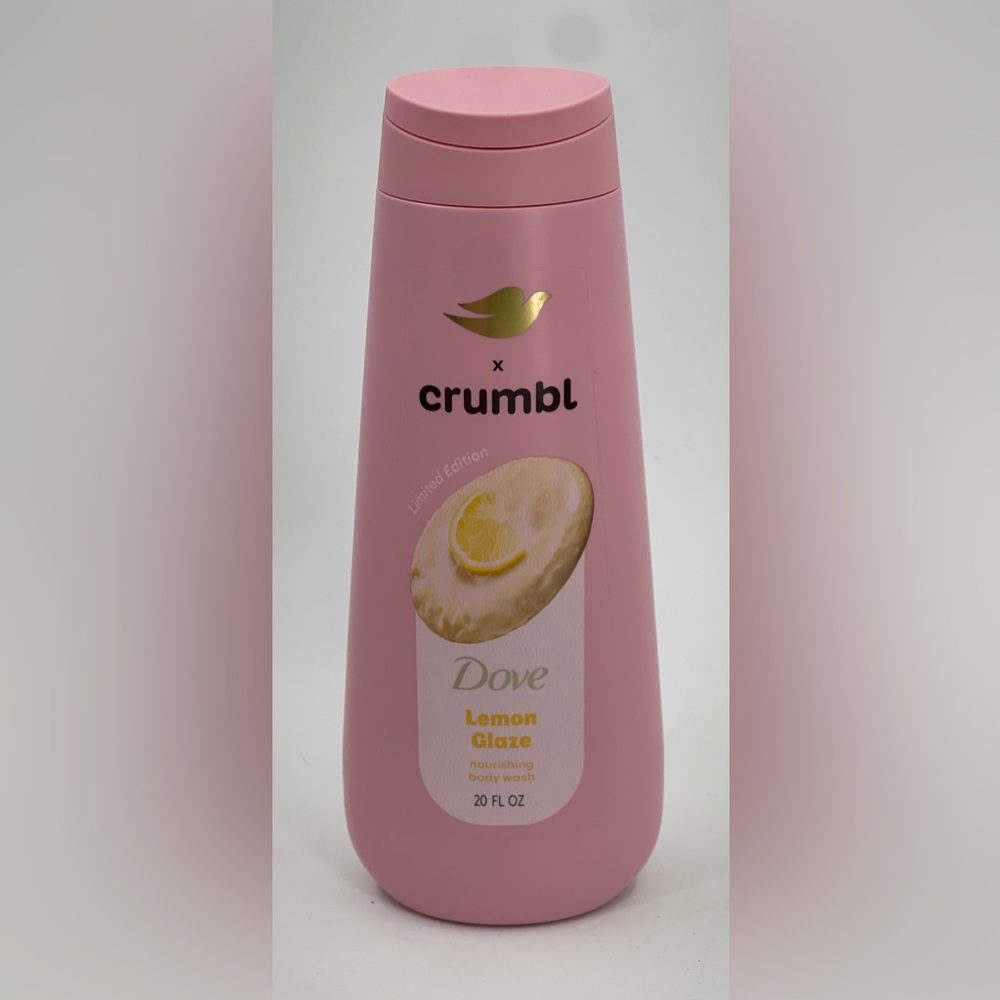 Dove‎ x Crumbl Nourishing Body Wash Lemon Glaze Cookie 20 oz Limited Edition NEW
